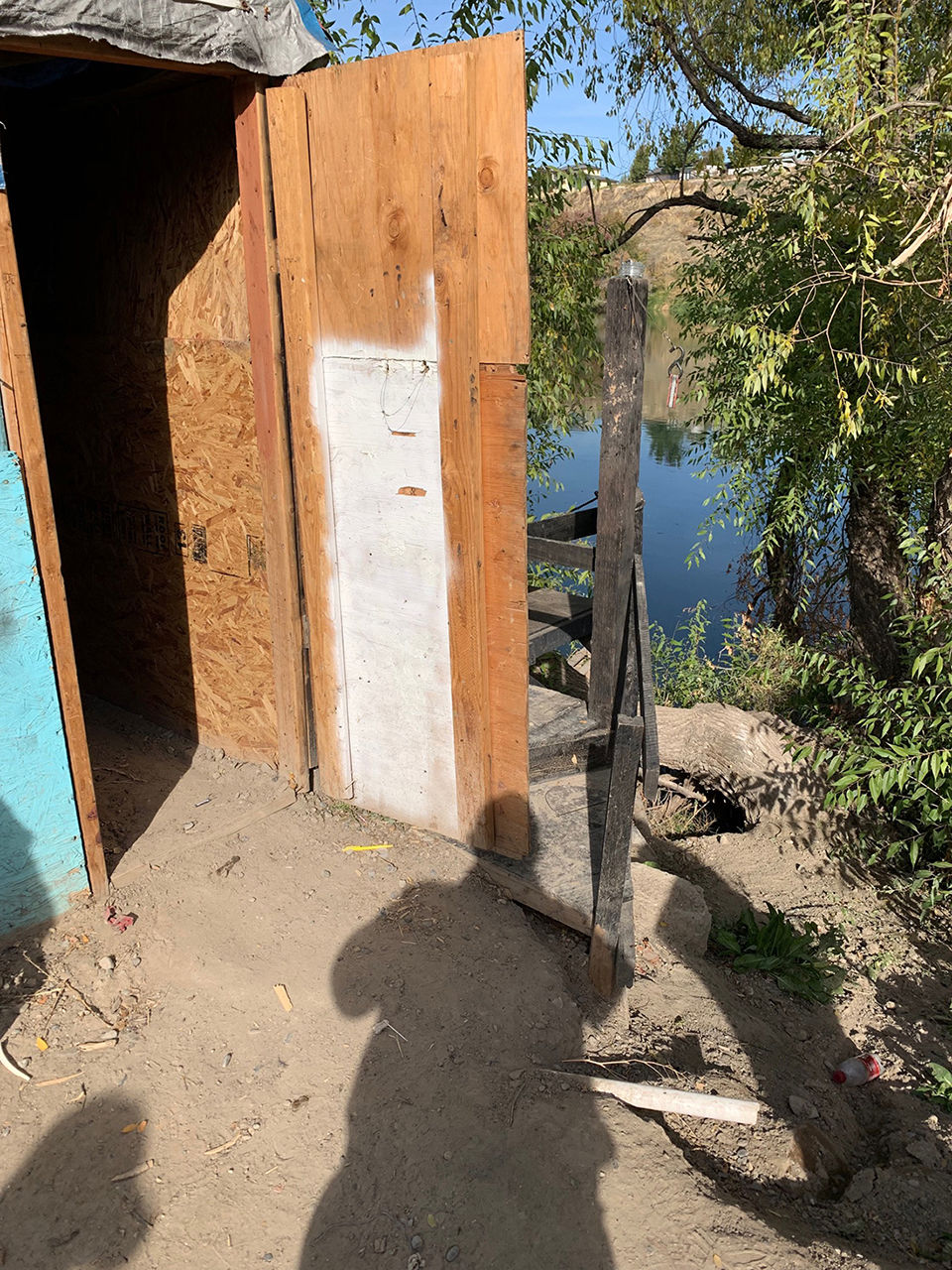 Homeless camp toilet